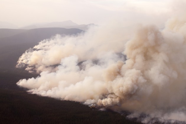 Mt. McAllister fire - photo courtesy BC Wildfire Management Branch