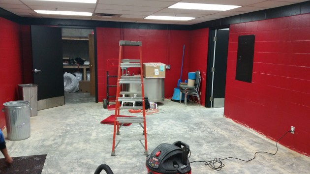 Renovations are underway in the Cougars dressing room - 250 News