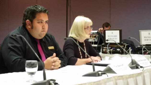 Vice-Chair Tim Bennett & Chair Sharel Warrington - photo 250 News