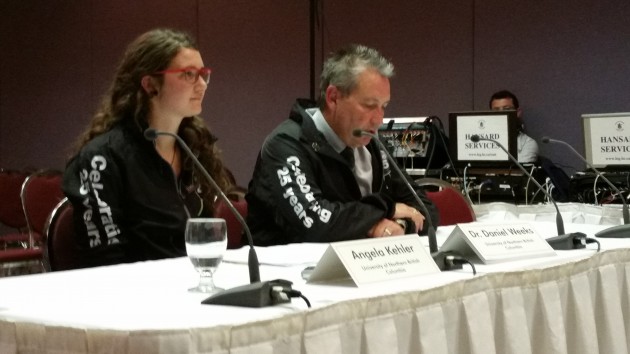UNBC's Angela Kehler & Dr. Daniel Weeks - photo 250 News