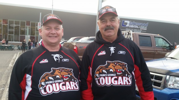 Season ticket holders Phil Macbride & Joe Bourdeau