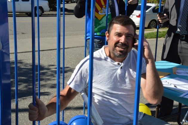 Derek Ingram looks to get bailed out of jail - photo PG RCMP