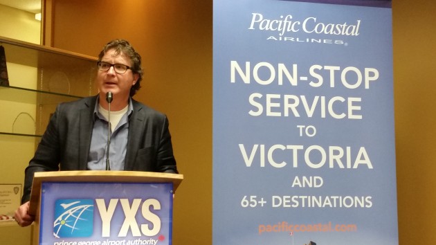 Pacific Coastal Airlines Spencer Smith makes announcement -photo 250News