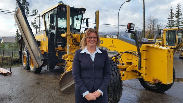 Gina Layte-Liston, Associate Director in Public Works with the City of Prince George - photo 250 News