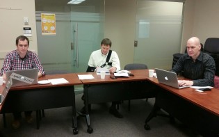 "Lamb's Den" mentors (from left to right) Will Cadell, Ean Jackson & Dean Prelazzi - photo 250 News