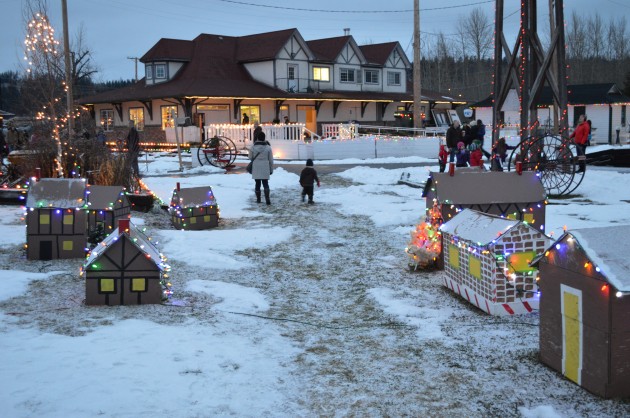 Light display at Railway Museum a big hit this holiday season. 250News photo