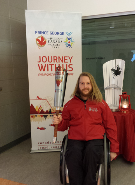 Canada Winter Games alumni & paralympian Caleb Brousseau