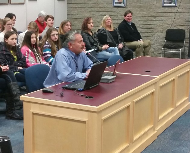 Don Sabo addresses the Prince George School Board - photo 250News