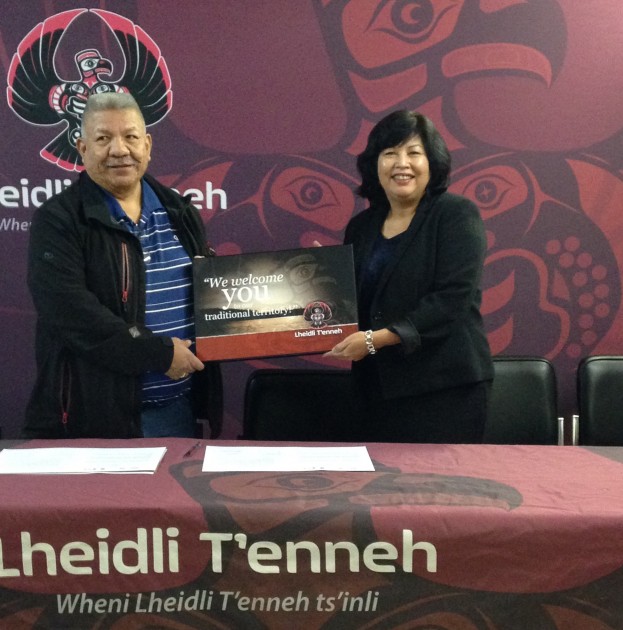 AtBC and Lheidli T'enneh sign Statement of Cooperation Jan 23, 2015
