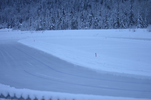 Outdoor ice oval expected to be ready for winter games. Photos 250 News