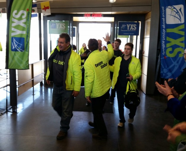 Team Manitoba arriving at YXS this afternoon - Photo 250News