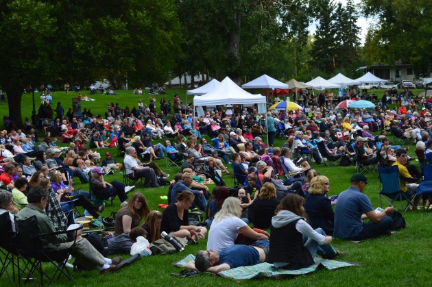 Symphony in Fort George Park drew a huge summertime crowd. 250 News archive photo