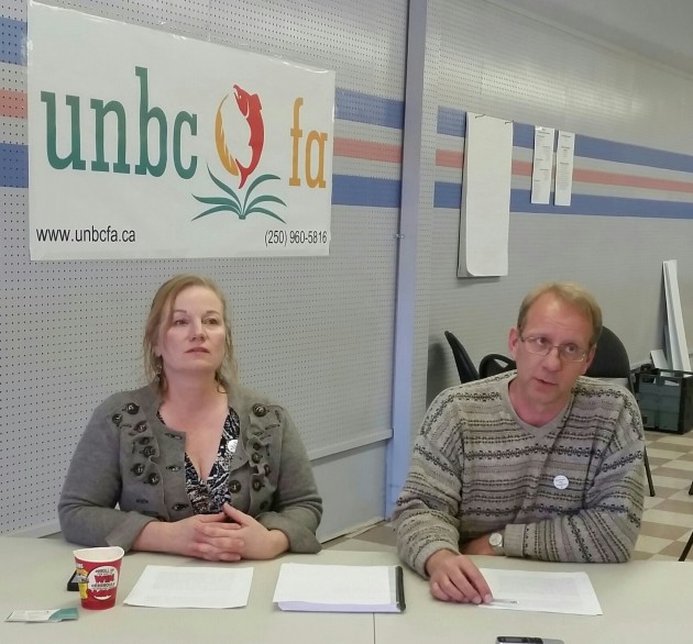 UNBCFA president Jacqueline Holler & chief negotiator Ted Binnema - photo 250News
