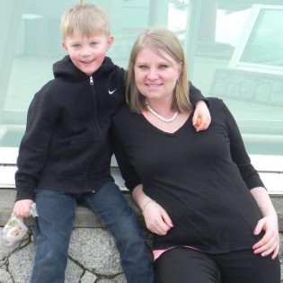 Ayden hangs with his mom, Jennifer Metz Facebook