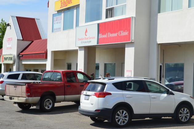 Blood donor clinic on Westwood Drive had a "fairly good" turnout Saturday. Photo 250News