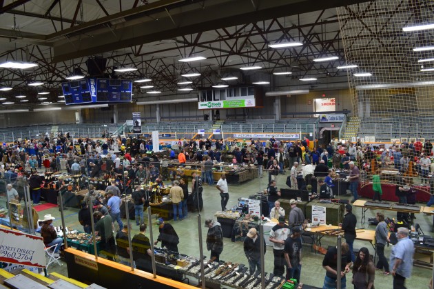 Gun show attracted large crowd to the Coliseum Saturday. Photos 250News