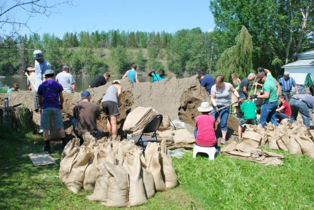 community sandbag event