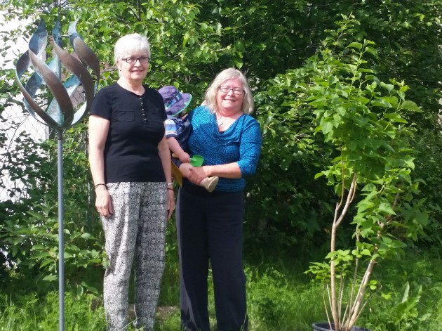 From left, Donalda Carson & Margaret Milner - Photo 250 News