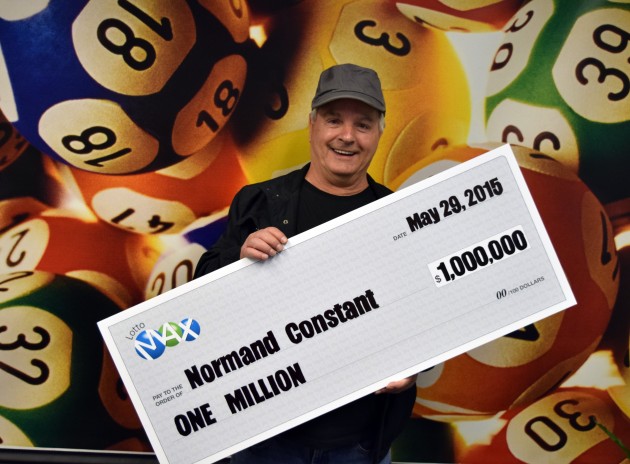 Lotto Max winner Normand Constant - photo courtesy BCLC
