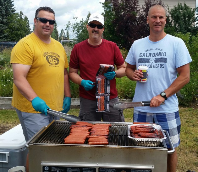 From left, RCMP Inspector Brad Anderson, Corporal Dave Tyreman and Superintendent Warren Brown