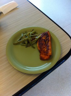 Can you identify this food? It's green beans and an omelette - photo submitted