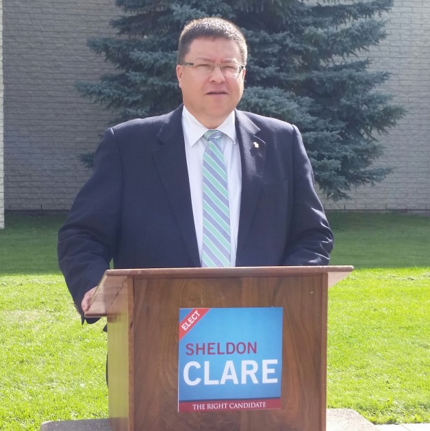 Independent candidate Sheldon Clare - photo 250 News