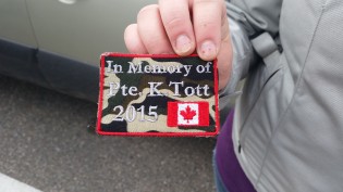 Kirby Tott memorial patches can be purchased at Harley Davidson for $10. Proceeds go to the Poppy Fund