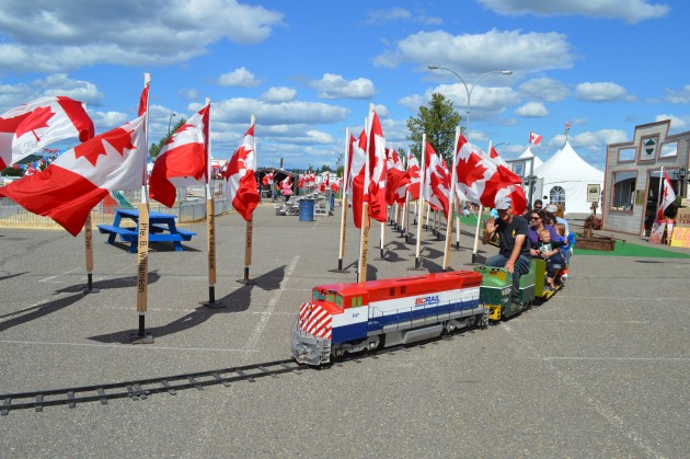 And you can take a train ride among the Flags of Honour