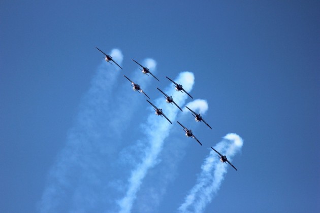 The precision of the Canadian Forces Snowbirds always amazes