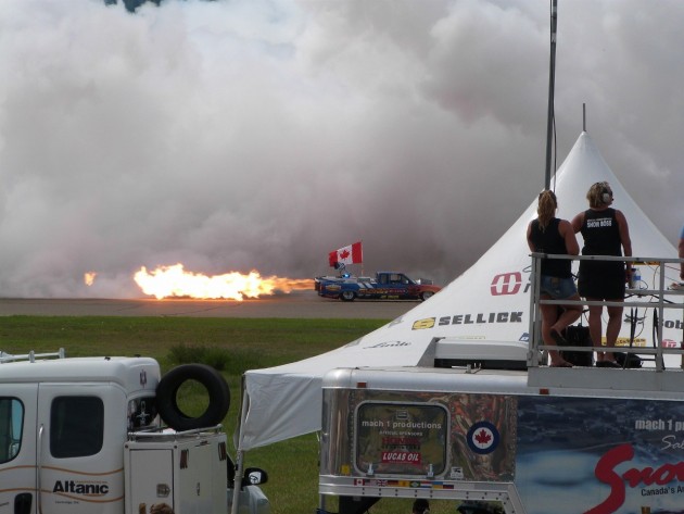 Flash Fire Jet Truck lights up the runway