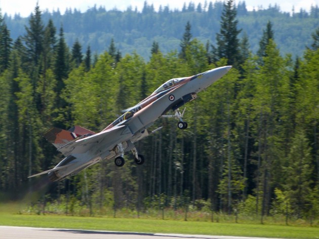RCAF CF-18 fighter