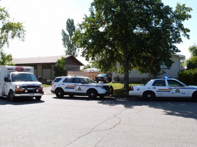 Emergency personnel attended Pinewood Avenue residence Saturday morning. Photo 250News