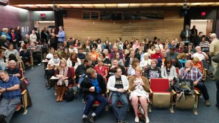 It was standing room only Wednesday night