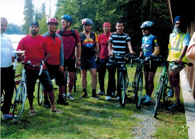 Participants from 5th annual Punjabi Senior Society bike-a-thon. (Submitted photo)