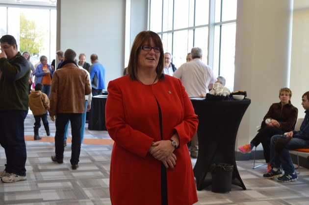 BCGEU President Stephanie Smith at opening of new Prince George building. Photos 250 News