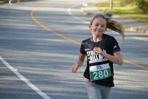 Several younger athletes were out to show their stuff