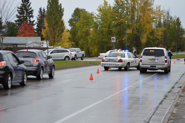 Southbound traffic is diverted off Tabor Boulevard