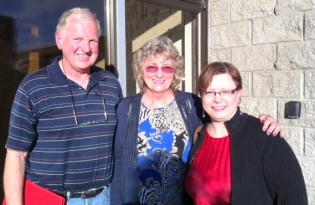 PGMHCC members Craig Norton, Sandy Ramsay, and Chair Pennie-Lynn Davidson