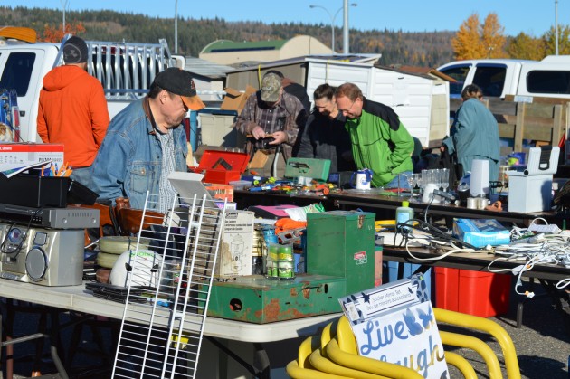 There was a wide variety of "stuff" available in trunks, on tables and trailers