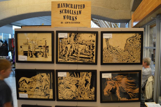 Many works of art are on display at Artisans of the North Fair. Photos 250News