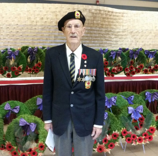 WWII veteran Wilf Peckham