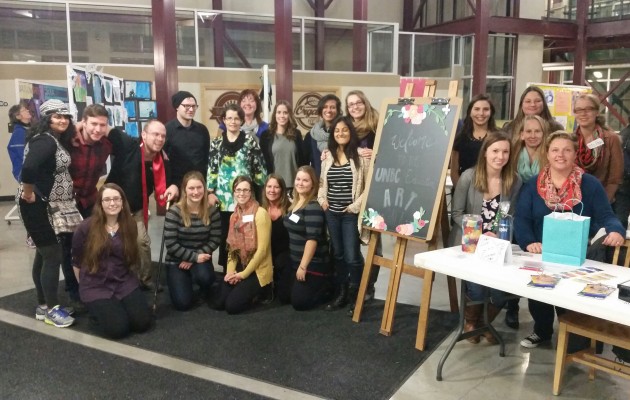 All 22 students from the program pose for the camera