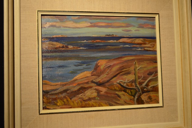 This painting by Group of Seven master A.Y. Jackson, "Long Island, Go Home Bay, Ont 1952" had a selling price of $42,000. Photo 250 News
