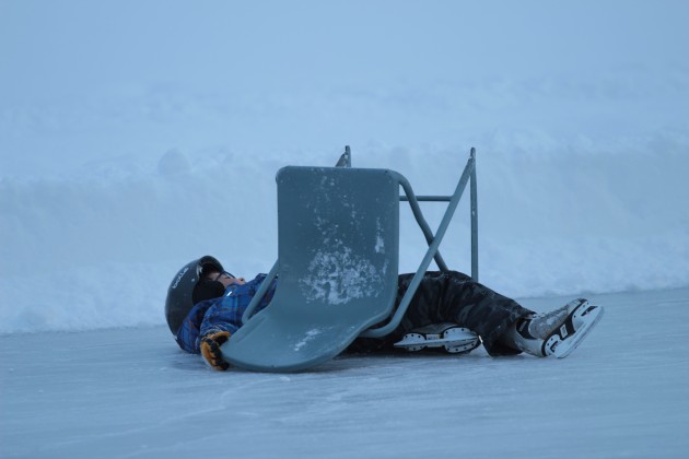 Of course what would a skate be without a good wipeout or two?