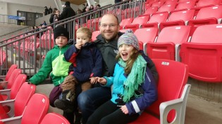 The Naphtali family. From left, Oliver, Owen, Corey and Isabelle. Owen and Isabelle spent some of their first days in BC Children's Hospital