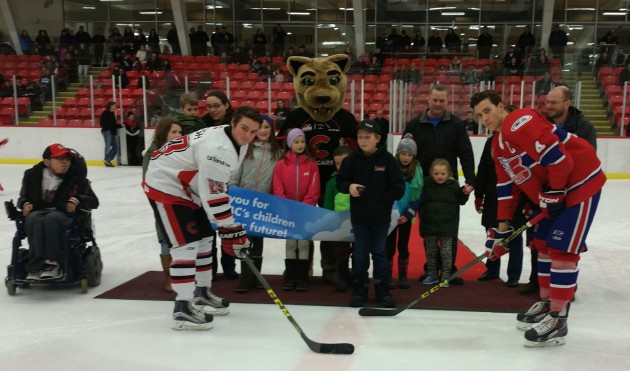 The Cariboo Cougars celebrated 'Jameson Jones Night' prior to puck drop last night - photos 250News