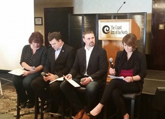 UNBC alumni participated in a panel discussion organized by the PG Chamber of Commerce this afternoon - photos 250News