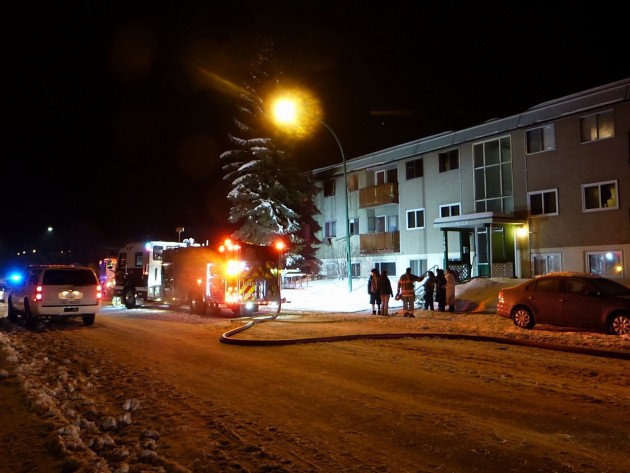 apartment fire