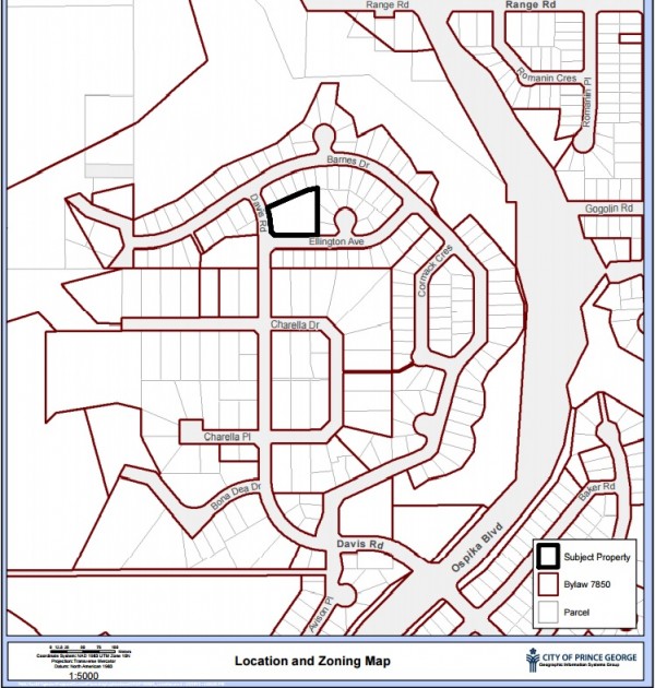 Residential strata development planned for Ellington Avenue map courtesy CPG