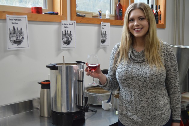 Pattison Group's Kharah Black added her secret spices away from peering eyes.